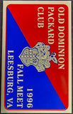 Old Dominion Packard Club Leesburg Virginia 1996 Fall Meet Participant Badge