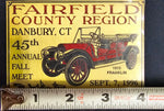 Fairfield County Danbury Connecticut 45th Annual Meet 1996 Participant Badge