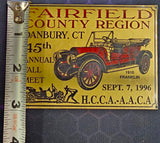 Fairfield County Danbury Connecticut 45th Annual Meet 1996 Participant Badge