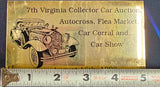 Virginia Collector Car Flea Market Corral Car Show 1992 Participant Badge