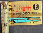 Gunston Hall Virginia 29th Annual Car Show September 1995 Participant Badge