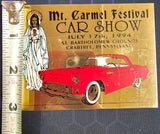 Mt. Carmel Festival Crabtree Pennsylvania July 1994 Car Show Participant Badge