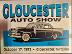 Gloucester Virginia October 1992 Antique Vintage Car Show Participant Badge