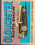 Gloucester Virginia October 1992 Antique Vintage Car Show Participant Badge