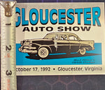 Gloucester Virginia October 1992 Antique Vintage Car Show Participant Badge