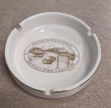 Vintage Tobaccoville North Carolina Round Ashtray "Doral Calls Home" Ceramic