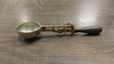 Vintage Gilchrist's No. 31 Ice Cream Brass Scoop Wooden Handle Working Great 10"