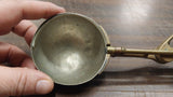 Vintage Gilchrist's No. 31 Ice Cream Brass Scoop Wooden Handle Working Great 10"