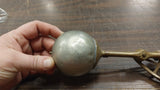 Vintage Gilchrist's No. 31 Ice Cream Brass Scoop Wooden Handle Working Great 10"