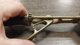 Vintage Gilchrist's No. 31 Ice Cream Brass Scoop Wooden Handle Working Great 10"
