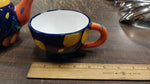Bella Casa By Ganz Ceramic Tea Single Set Strawberries Lemons Cup Tea Pot Fruit