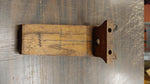 Vtg Oak Wood Rustic Boot Puller Jack Double Strength Rubber? 12" Entry Way Decor