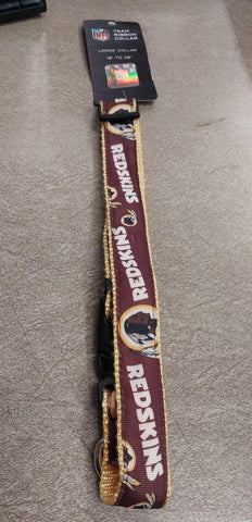 NFL Washington Redskins Logo 18"-28" Large Dog New Collar Pet Supplies Style 2