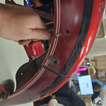 Vtg OEM Red Harley OHV Twin Panhead 1951-1954 Rear Fender Factory Rigid Original