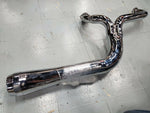 2 into 1 Custom Header Exhaust Harley Touring Softail Dyna Taper Chopper Muffler