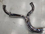 2 into 1 Custom Header Exhaust Harley Touring Softail Dyna Taper Chopper Muffler