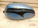 Gas Fuel Petrol Tank Honda CL 175 Vintage Orig Factory paint Strato blue CL175