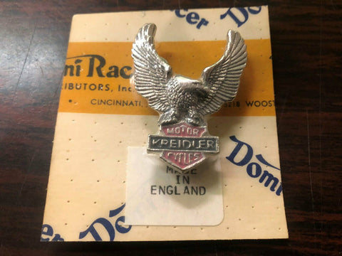 Vintage Kreidler Motorcycle Rotary Pin Badge Wankel Motor NOS 70's NIP