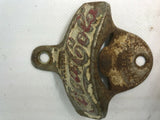 VINTAGE COCO-COLA STARR X WALL MOUNT METAL BOTTLE OPENER U.S.A