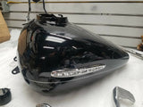 Black Gas Tank Harley Touring Ultra LImited Road Street Glide FLHX 2008^ Emblems