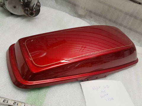 Right Saddlebag lid Mysterious Red Ultra Classic 2014 OEM Stripe Harley Touring