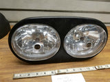 Dual Headlights Harley Road Glide FLTR OEM Halogen Logo Bulbs 2009