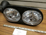 Dual Headlights Harley Road Glide FLTR OEM Halogen Logo Bulbs 2009