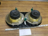 Dual Headlights Harley Road Glide FLTR OEM Halogen Logo Bulbs 2009