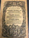 VTG Antique July 1861 Blackwood's Edinburgh New York Magazine American Edition