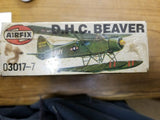 Vintage Airfix D.H.C. Beaver U.S. Army Biplane Model Kit NIB Collectible RARE