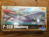 Vintage MPC P-51B Razorback Mustang "Shangri-Lo"  WWII USAF Model Kit  NIB RARE