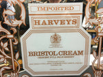 Harveys Bristol Cream Mirror VINTAGE BAR MIRROR RARE 1980 MAN CAVE, BAR, GARAGE