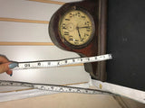 ANTIQUE MANTLE CLOCK WITH KEY SHELF 1920'S DOES NOT WORK CAN BE REPAIRED