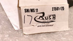 Rush 27501-175 Chrome Slip On Mufflers Harley 2007-15 Softail Softail Deluxe