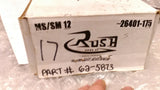 Rush 27504-175 Chrome Slip On Mufflers Harley 2007-15 Softail Softail Deluxe
