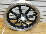 Front 9 spoke Mag Wheel Harley Touring Ultra Road King Glide 3.00x16 2000^ 1" ax