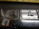 56-57 rambler chrome name badge plaque emblem man cave garage vintage retro