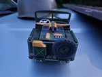 Vintage 1950's Showa Tin Litho Toy Patrol Jeep Friction Japan Back Seat Gun