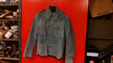 NOS Factory AMF Harley Blue Suede Leather Jacket Shovelhead 1970's Vtg Clothing!