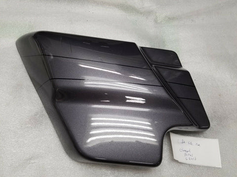 Left Frame cover FLHXs Street road Glide Touring Black Pearl? charcoal w stripe