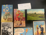 LOT OF 8 VINTAGE WWII ERA POST CARDS 1943 MILITARY SERVICE NEW MEXICO FLORIDA