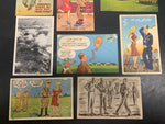 LOT OF 8 VINTAGE WWII ERA POST CARDS 1943 MILITARY SERVICE NEW MEXICO FLORIDA