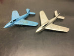 N05 vintage blue and grey renwal no 164 plastic army jet airplane military