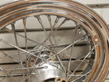 New T/o Spoke Wheel Harley Touring Road King Glide Ul FLH 3.00x16 OEM Rear 2000^