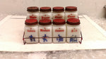 Antique Milk Glass Dutch Girl Spice Rack The Frank Tea and Spice Company