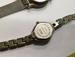 Vintage Advance watch-it Sergio Valente Wrist watch Pr lot Fancy silver band SV