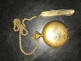 VINTAGE ELGIN POCKET WATCH WITH CHAIN KNIFE KEY 18S PRODUCED IN 1888 11 JEWELS