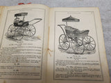 1878 Schweitzer & Beer Catalogue Velocipede Bicycle Express Wagon carriage Chair