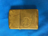 ZIPPO SOLID BRASS USS CALIFORNIA CGN-36 1932-1990 LIGHTER MILITARIA TOBACCIANA