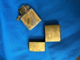 ZIPPO SOLID BRASS USS CALIFORNIA CGN-36 1932-1990 LIGHTER MILITARIA TOBACCIANA